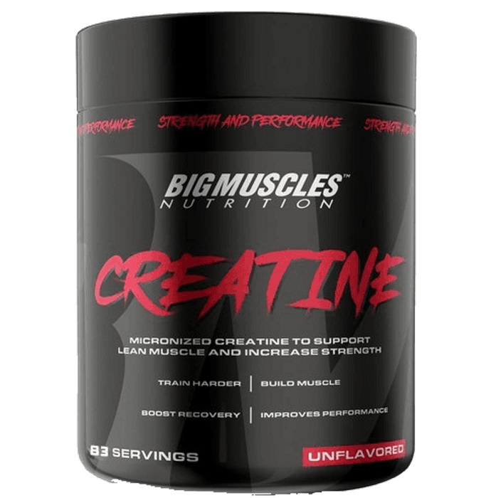Big Muscles Nutrition Micronised Creatine Monohydrate Powder 100g - 33Servings