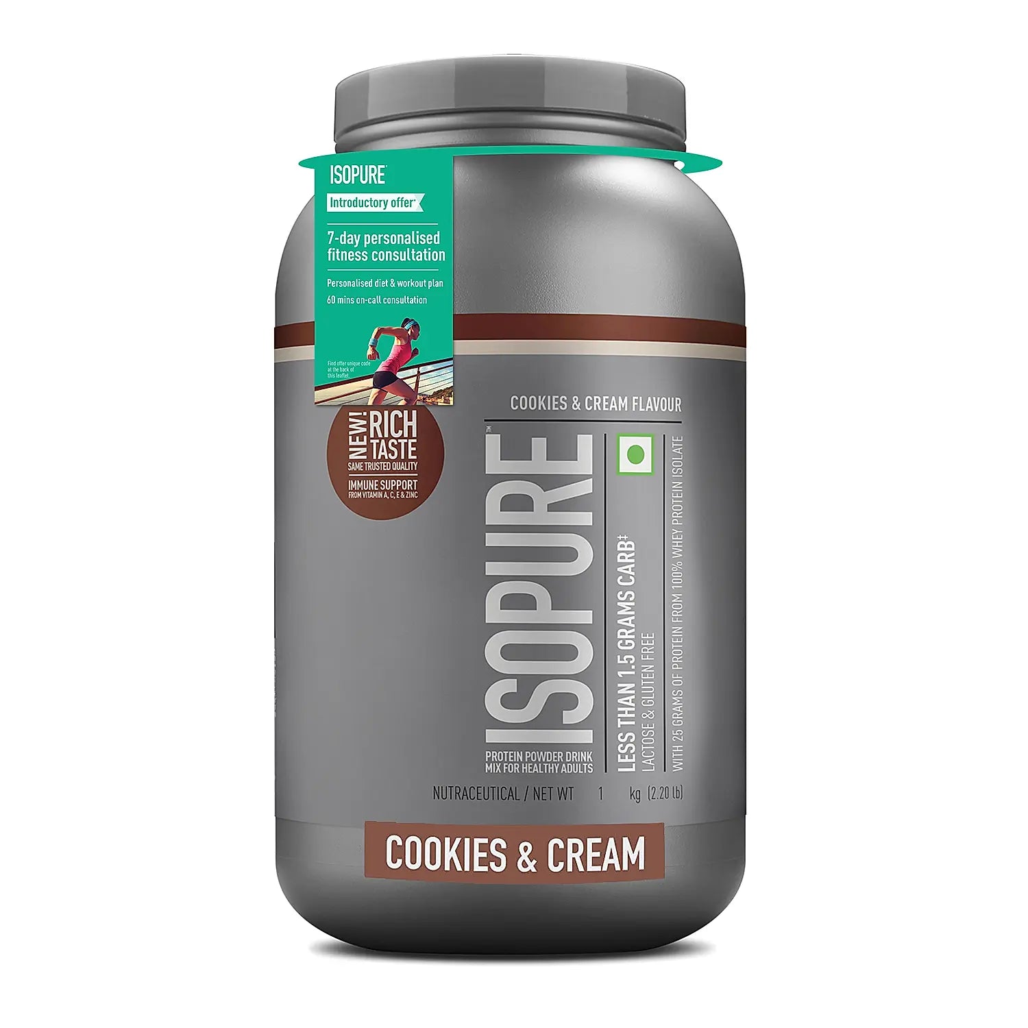 Isopure Low Carb 100% Whey Protein Isolate Powder