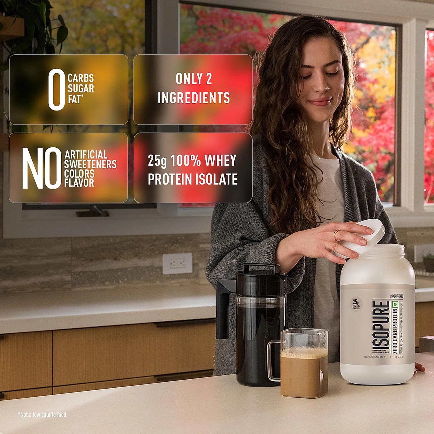 Isopure Unflavored Protein Powder – 1 kg,  Zero-carb