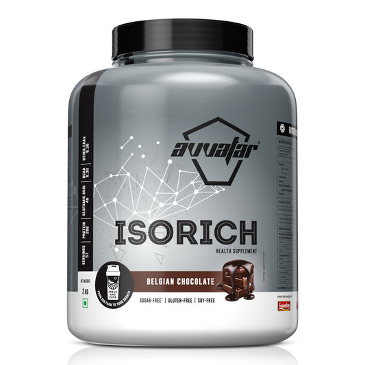 Avvatar Isorich Protein | 2 Kg | Belgian Chocolate Flavour