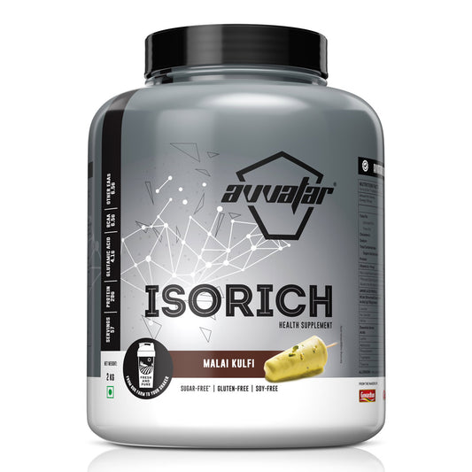 Avvatar Isorich Protein | 2 Kg | Malai Kulfi Flavour