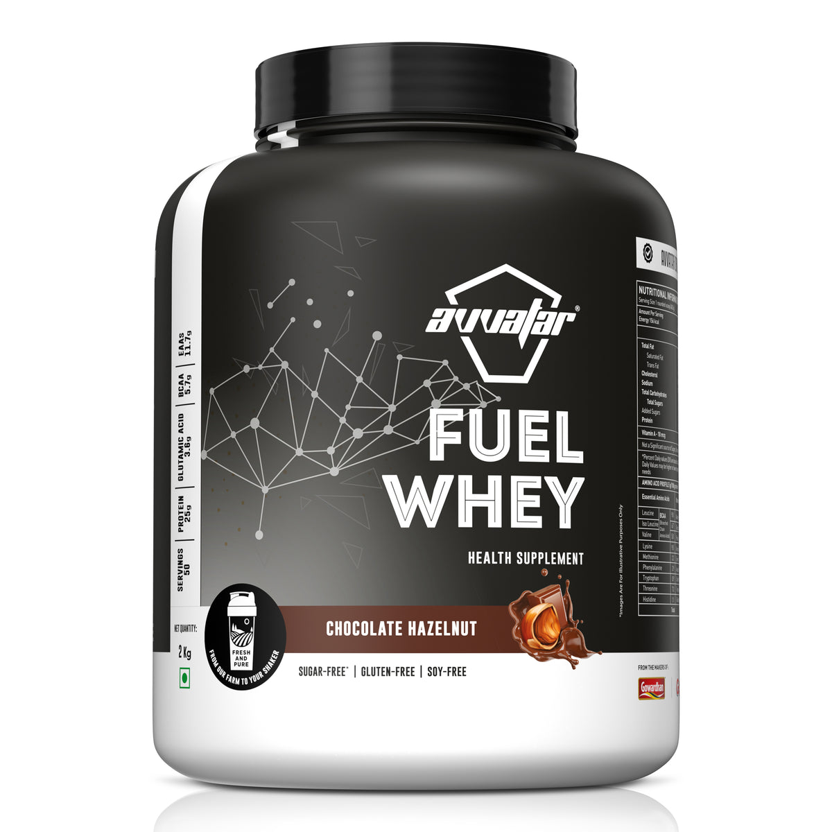 Avvatar Fuel Whey | 2 Kg | Chocolate Hazelnut