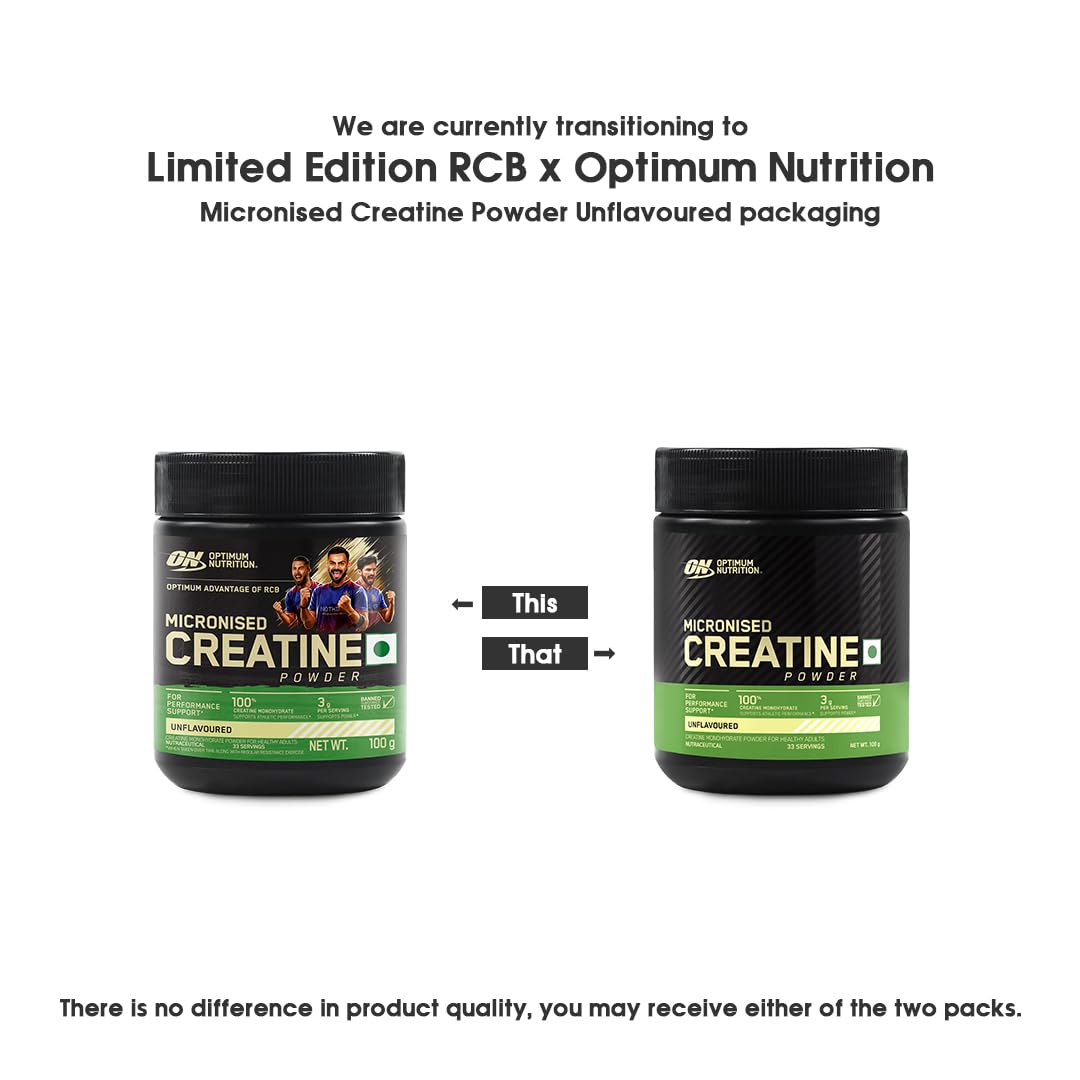 Optimum Nutrition Micronized Creatine Powder | Unflavoured|100 g