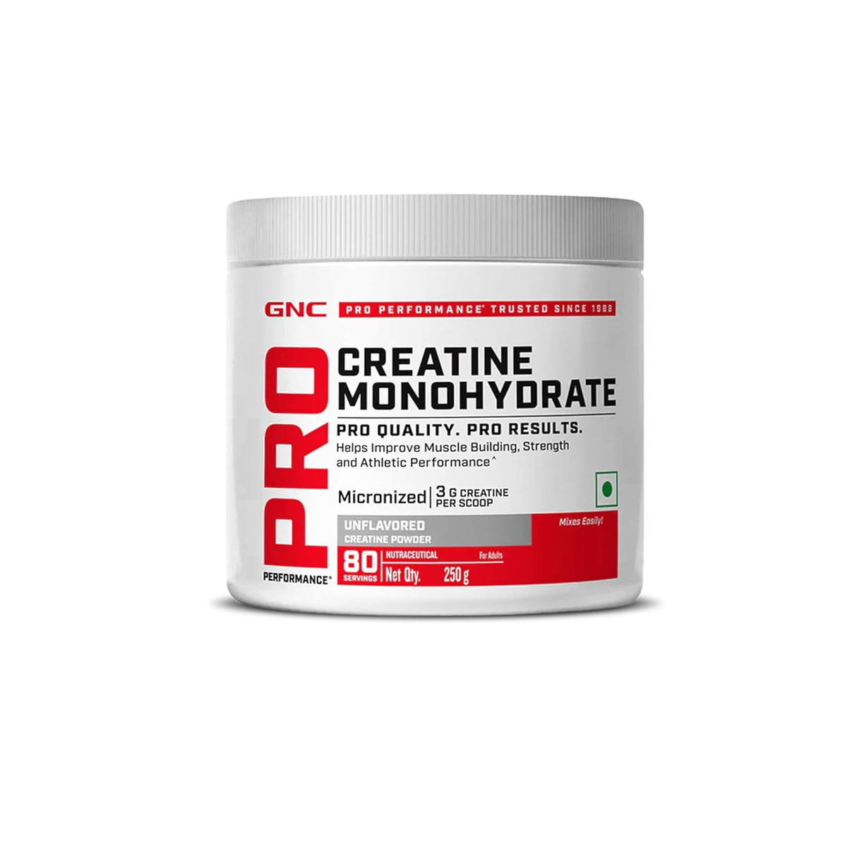 GNC Pro Performance Creatine Monohydrate | Unflavoured | 250g