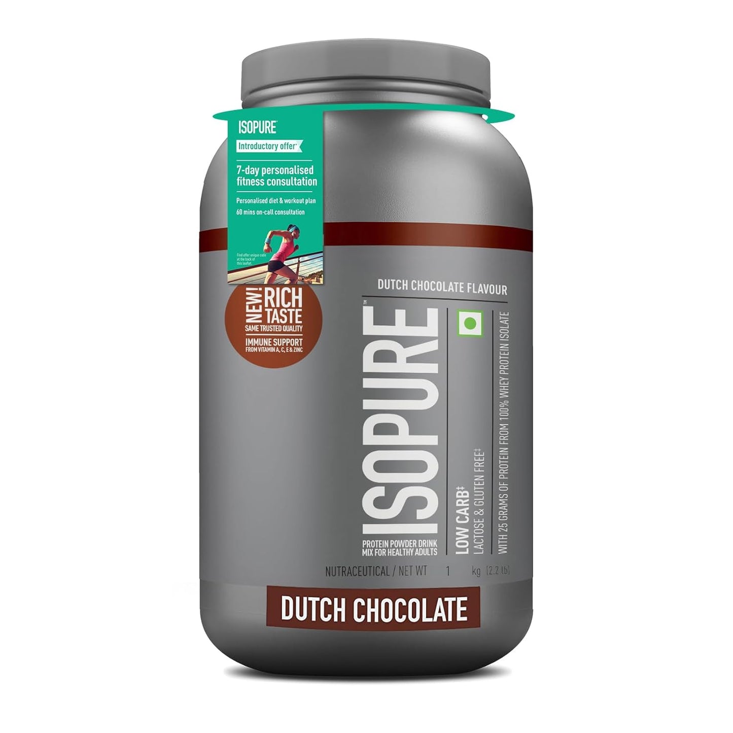 Isopure Low Carb 100% Whey Protein Isolate Powder