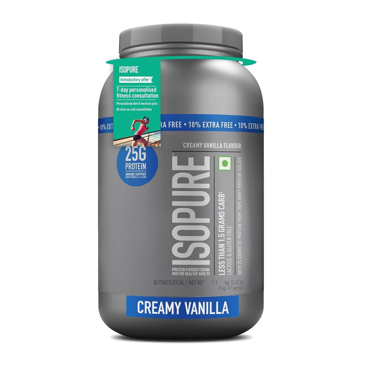 Isopure Low Carb 100% Whey Protein Isolate Powder