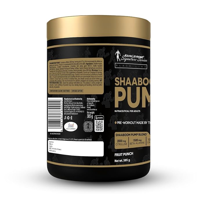 Kevin Levrone Supplements Shaboom Pump Pre Workout Powder