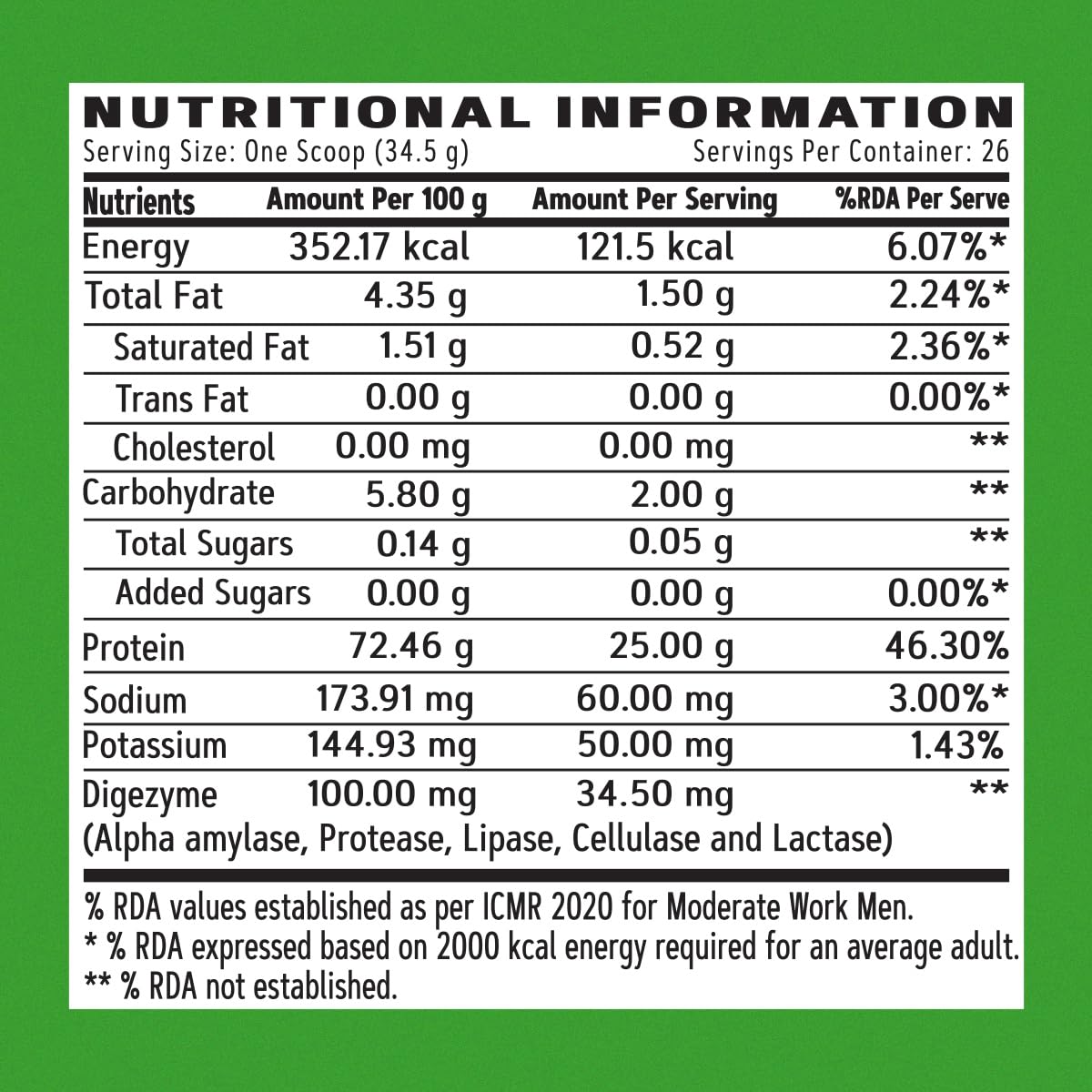 GNC AMP Plant Isolate 907g Chocolate Hazelnut