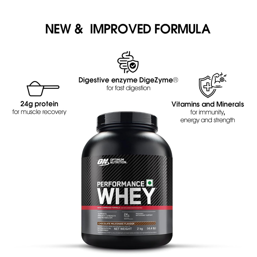 Optimum Nutrition Performance Whey | Chocolate | 2kg