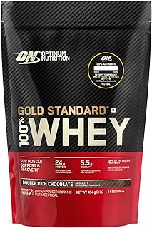 Optimum Nutrition (ON) Gold Standard 100% Whey Protein Powder - 1 lb