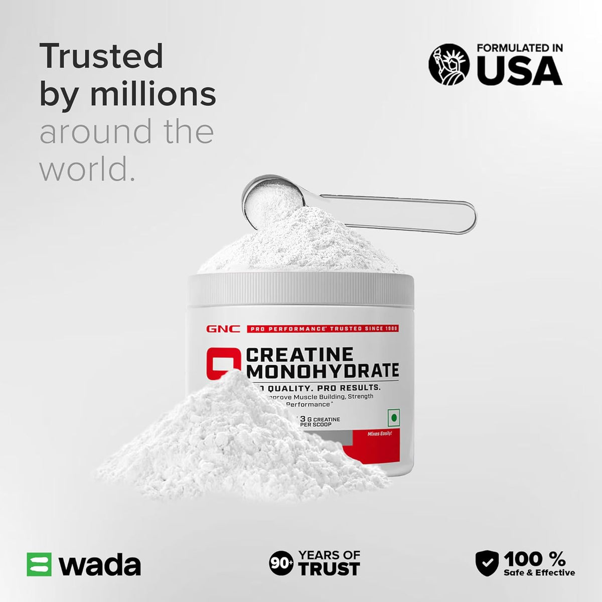 GNC Pro Performance Creatine Monohydrate | Unflavoured | 250g
