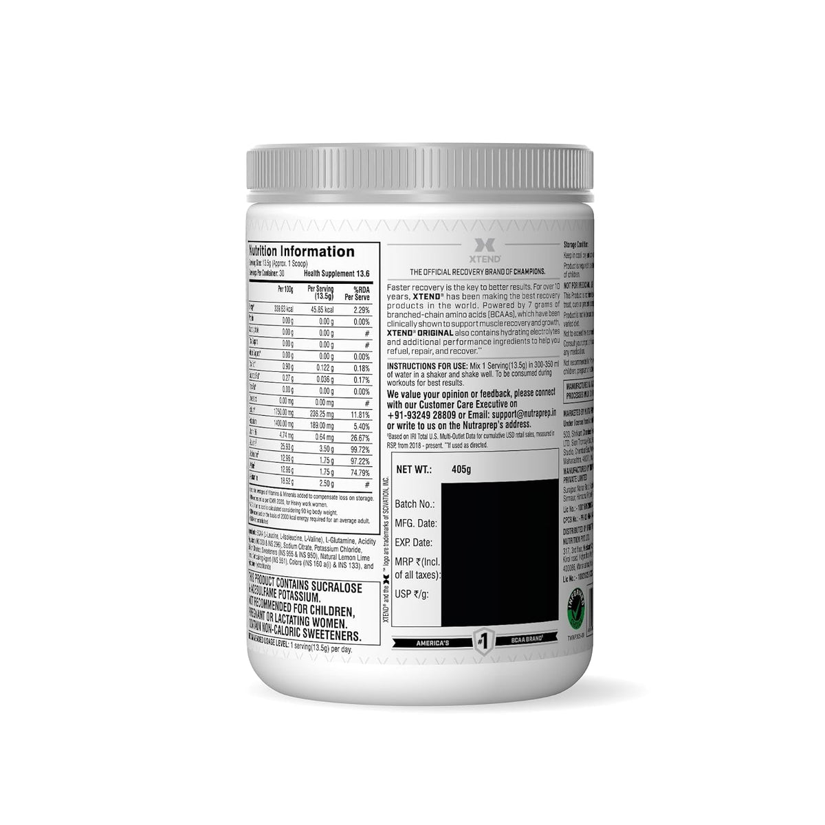 Xtend BCAA Powder 30 servings