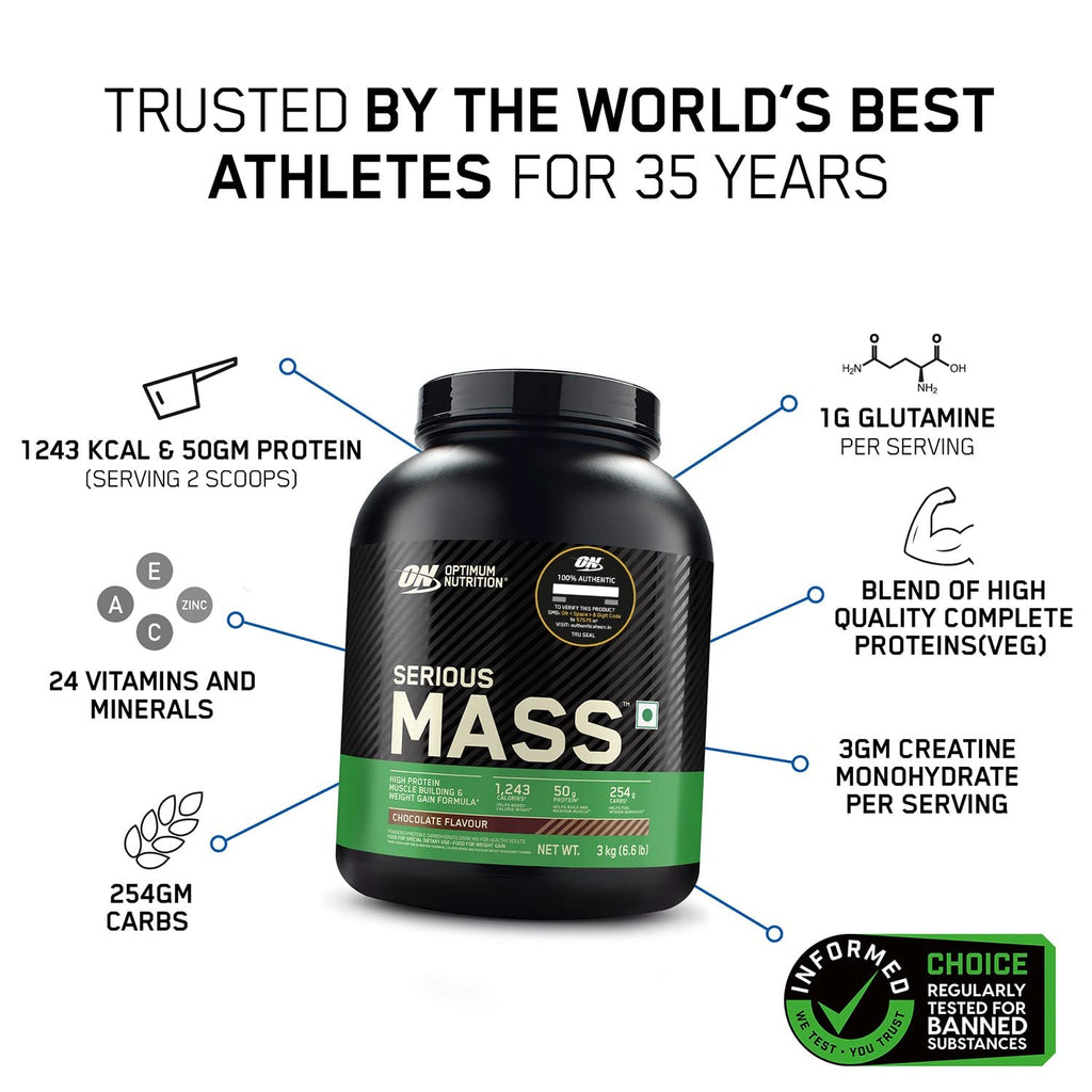 Optimum Nutrition Serious Mass Vanilla