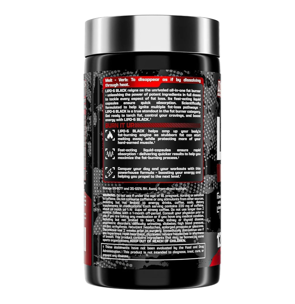 Nutrex Lipo 6 Black Ultra Concentrate | 60 Capsules