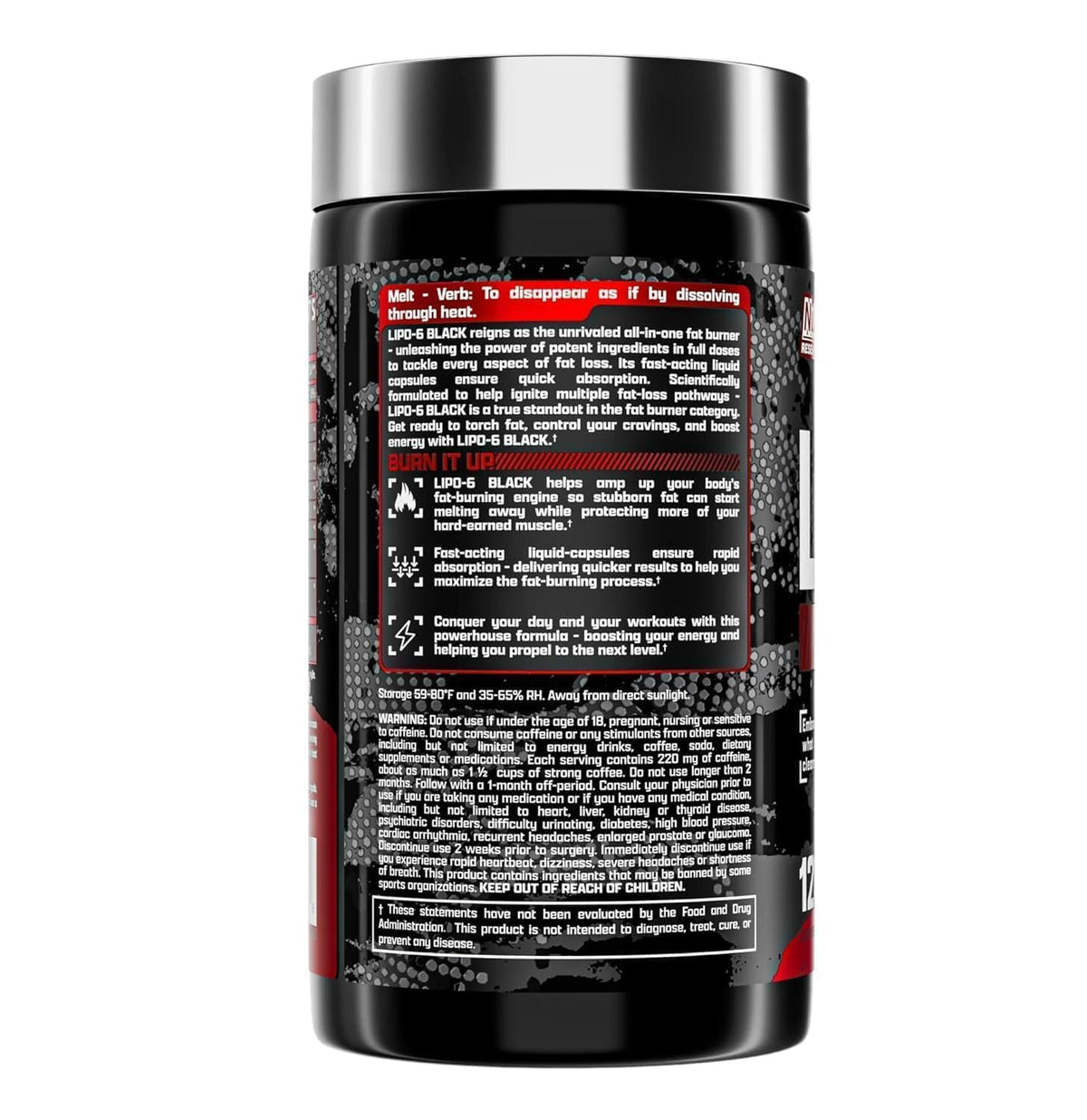 Nutrex Lipo 6 Black Ultra Concentrate | 60 Capsules