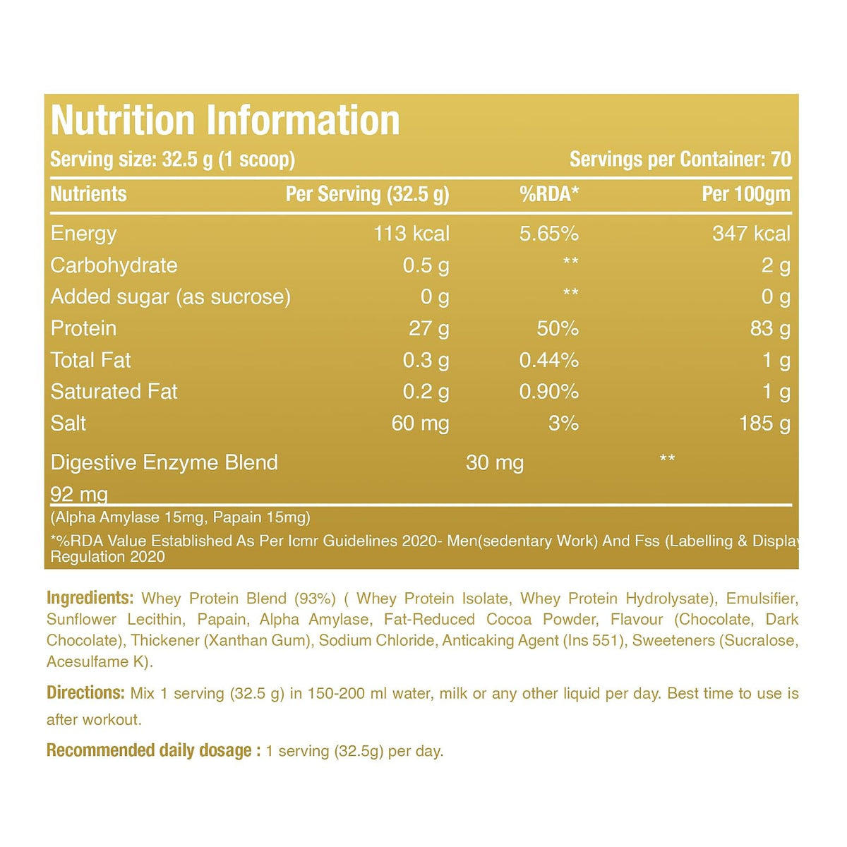One Science Nutrition ISO Gold | 2.27 kgs
