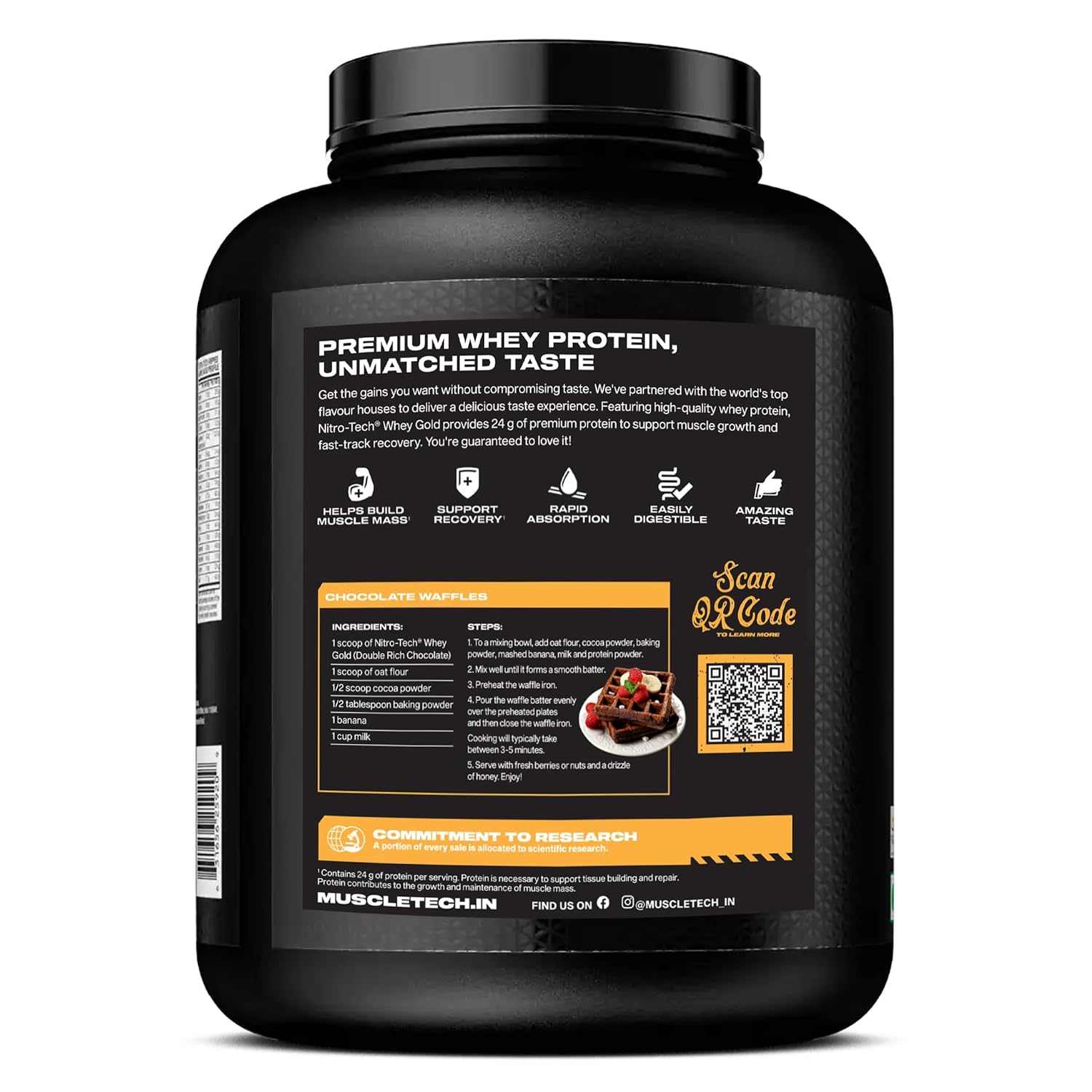 Muscletech Nitrotech 100% Whey Gold 1.81Kgs