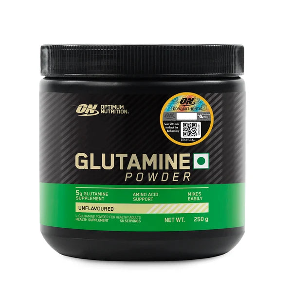 Optimum Nutrition L-Glutamine Powder | 250g | Unflvoured