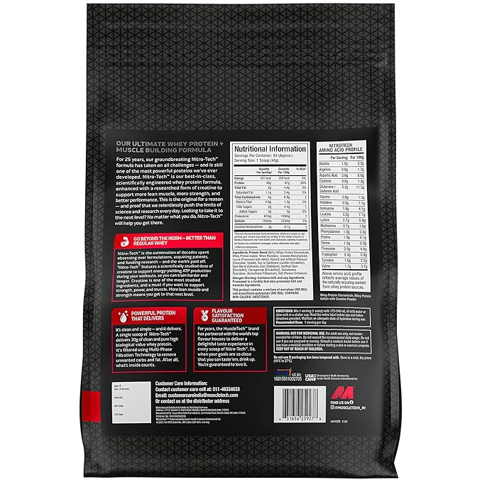 Muscletech Nitrotech Performance Series Whey Protein 4Kgs