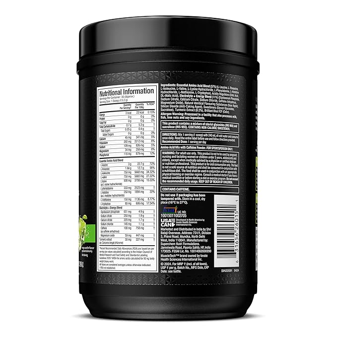 Muscletech EAA + Energy, Enhance Muscle Strength