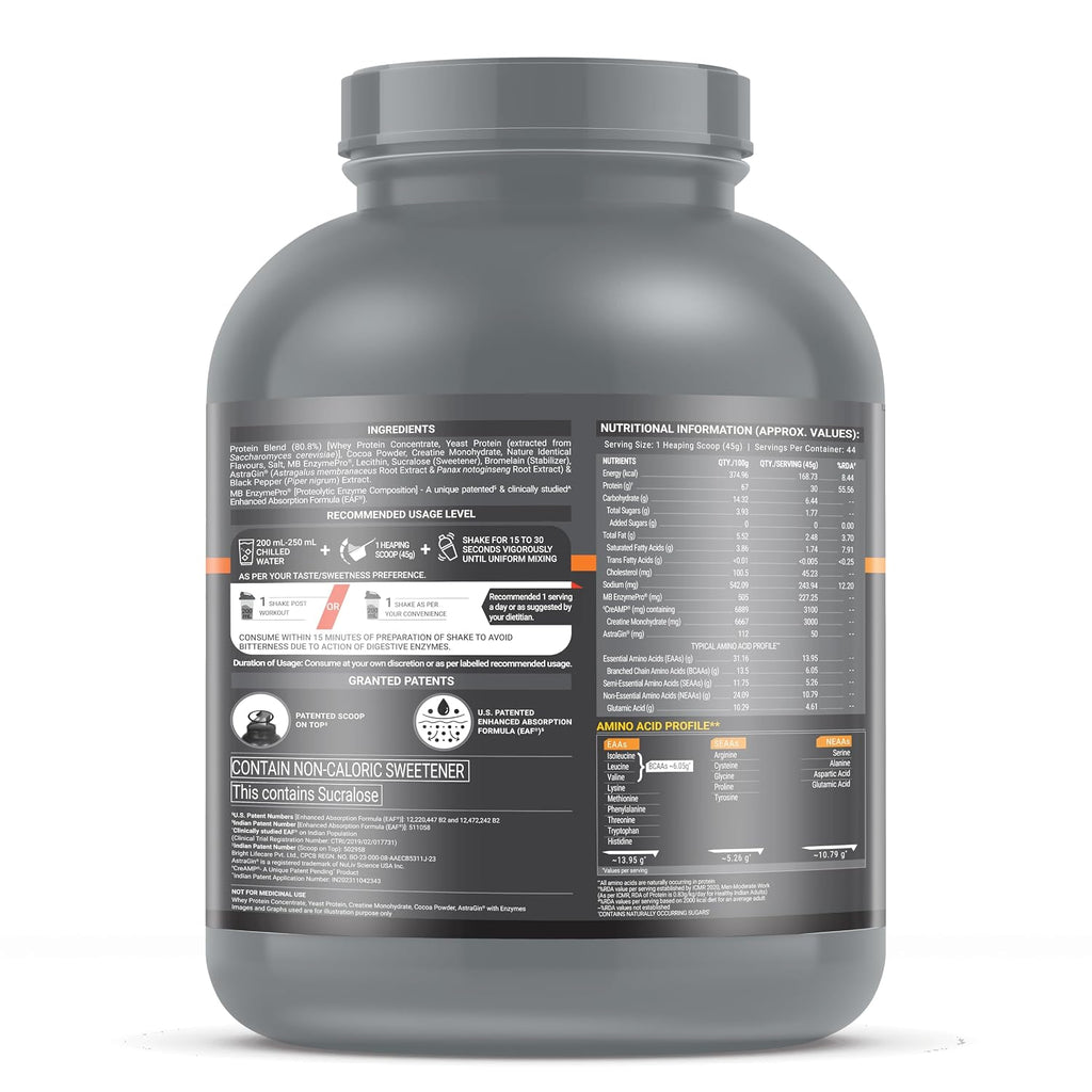 MuscleBlaze Biozyme Whey PR Protein Powder