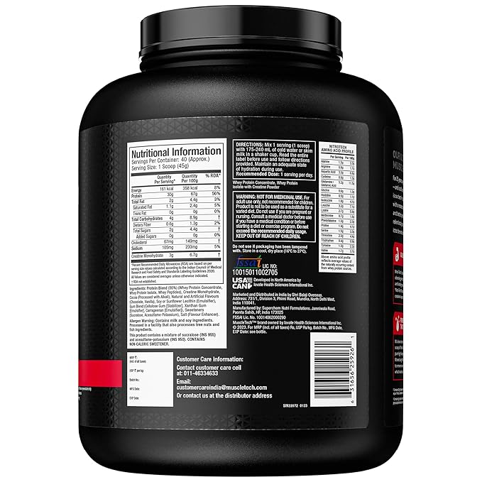 Muscletech Nitrotech Performance Series Whey Protein (1.81 kgs)