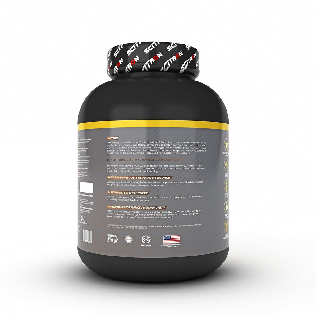 Scitron Nitro Series Super whey Isolate | Double Rich Chocolate | 2kg