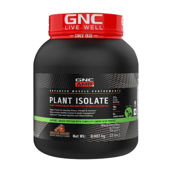 GNC AMP Plant Isolate 907g Chocolate Hazelnut