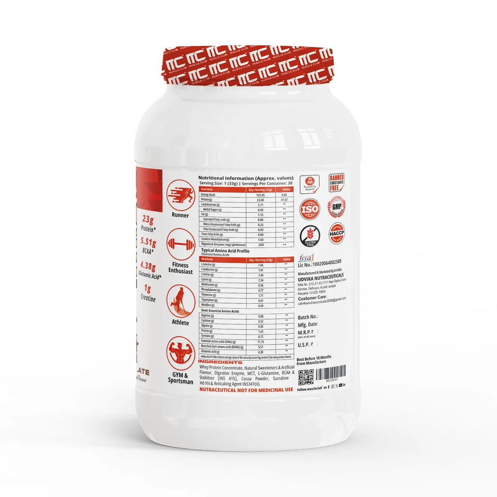 Muscle Club Ultra Whey | Chocolate | 2 Kgs