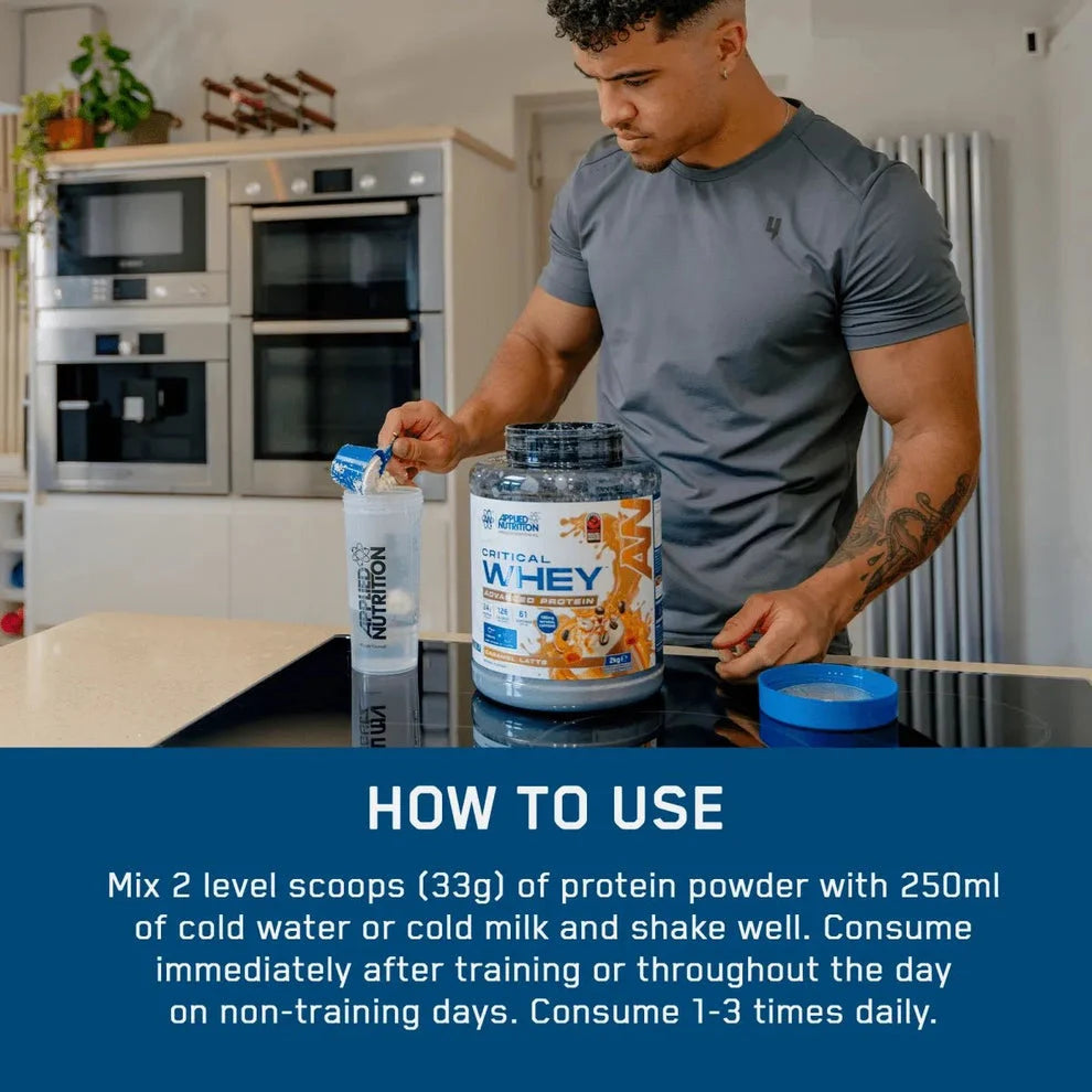 Applied Nutrition Critical Whey Protein Powder 2kg | 61 Servings | Chocolate Milkshake