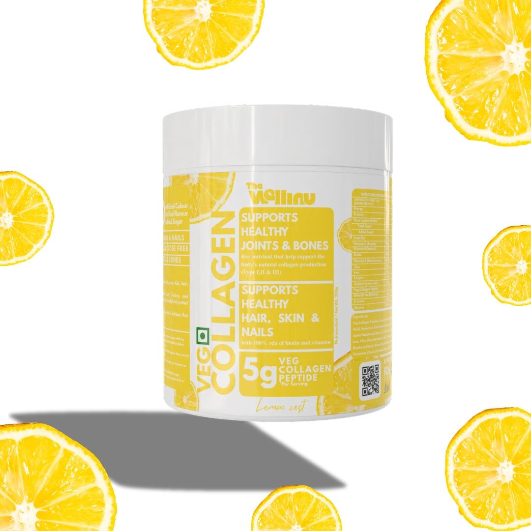 The Wellinu Veg Collagen | Skin, Hair, Nail, Bone & Immune Support | 250g