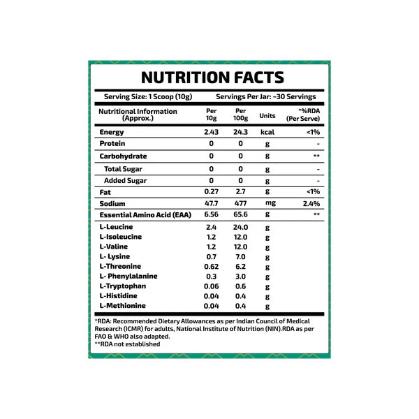 Scitron Nitro Series EAA 9 Essential Amino Acids