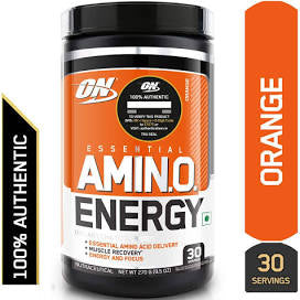 Optimum Nutrition Amino Energy, Amino Acids, BCAA, Anytime Energy Formula, Supports Energy & Focus, 270gm Pineapple (30 serves)