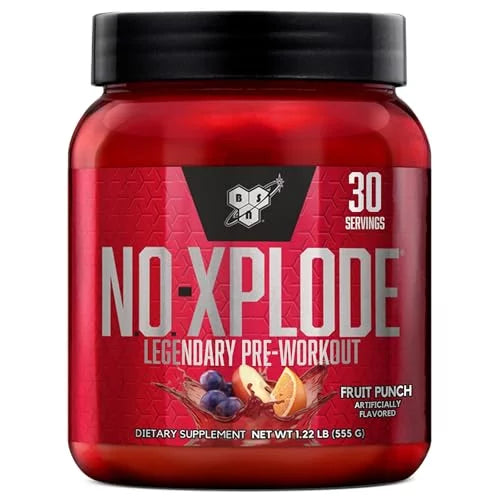 BSN NO XPLODE Pre Workout Supplement with Creatine, Beta-Alanine, and Energy 30 SERVINGS