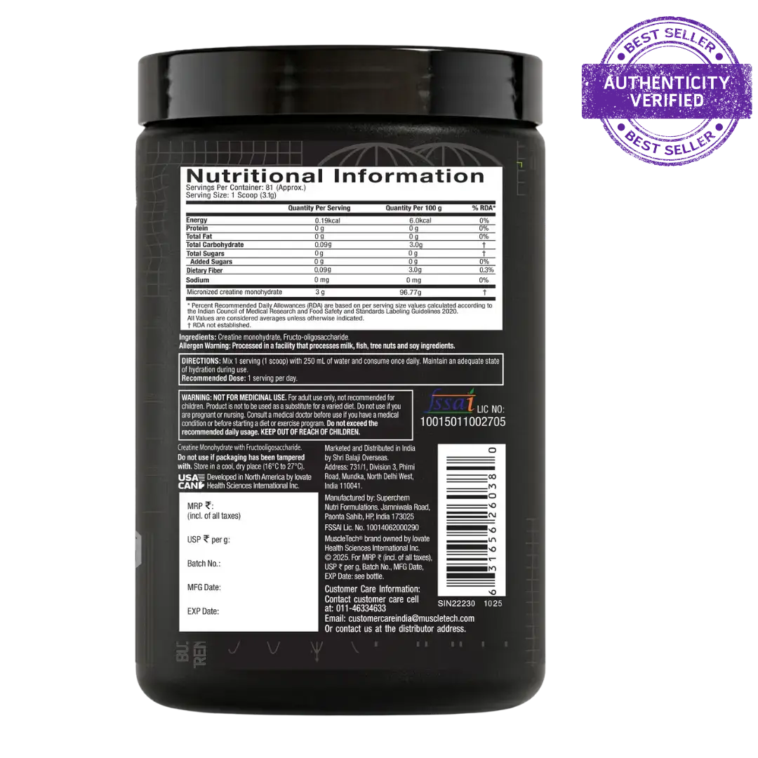 Muscletech  Platinum Creatine 250g
