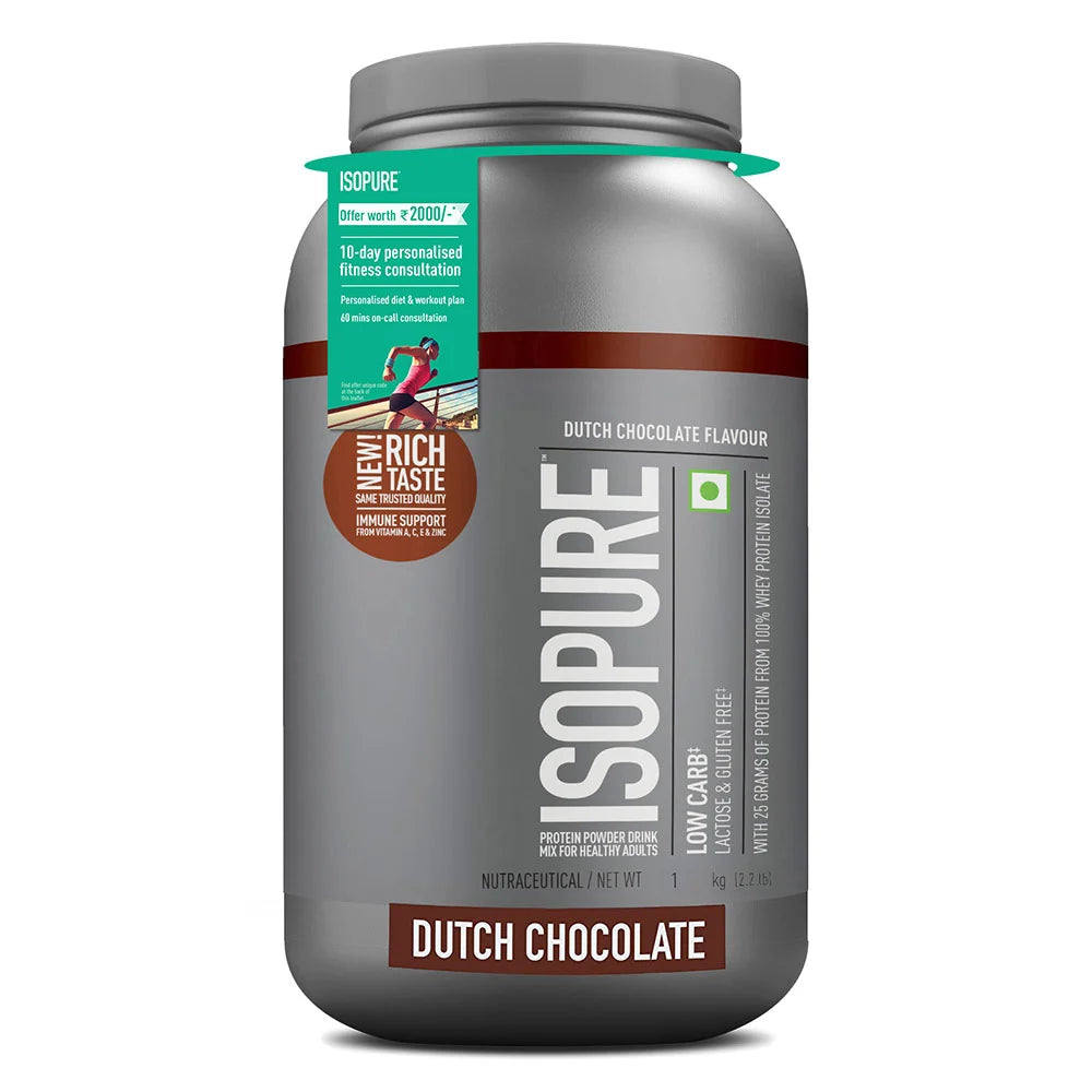 Isopure Low Carb 100% Whey Protein Isolate Powder