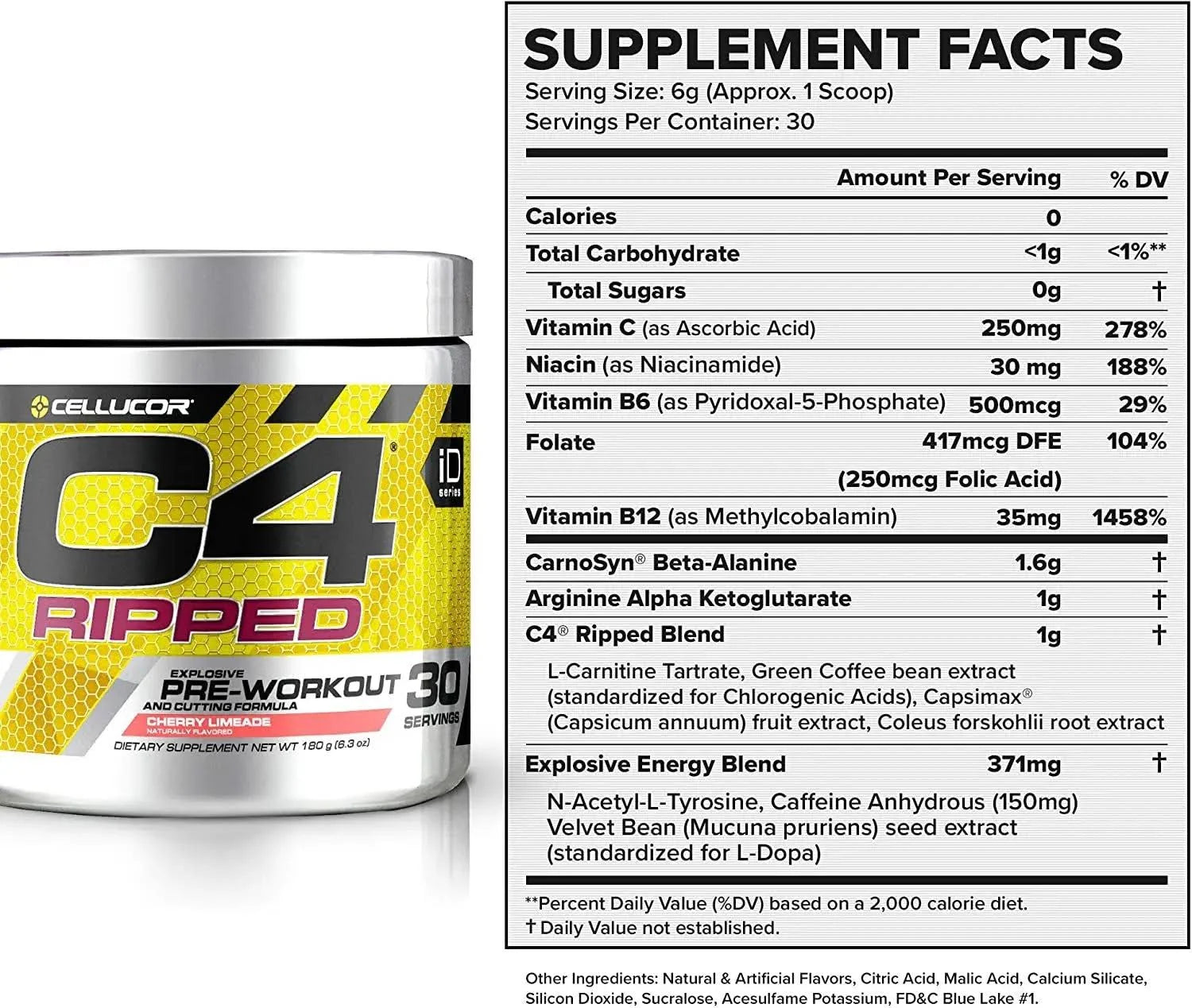 Cellucor C4 Ripped Pre-Workout 30Servings