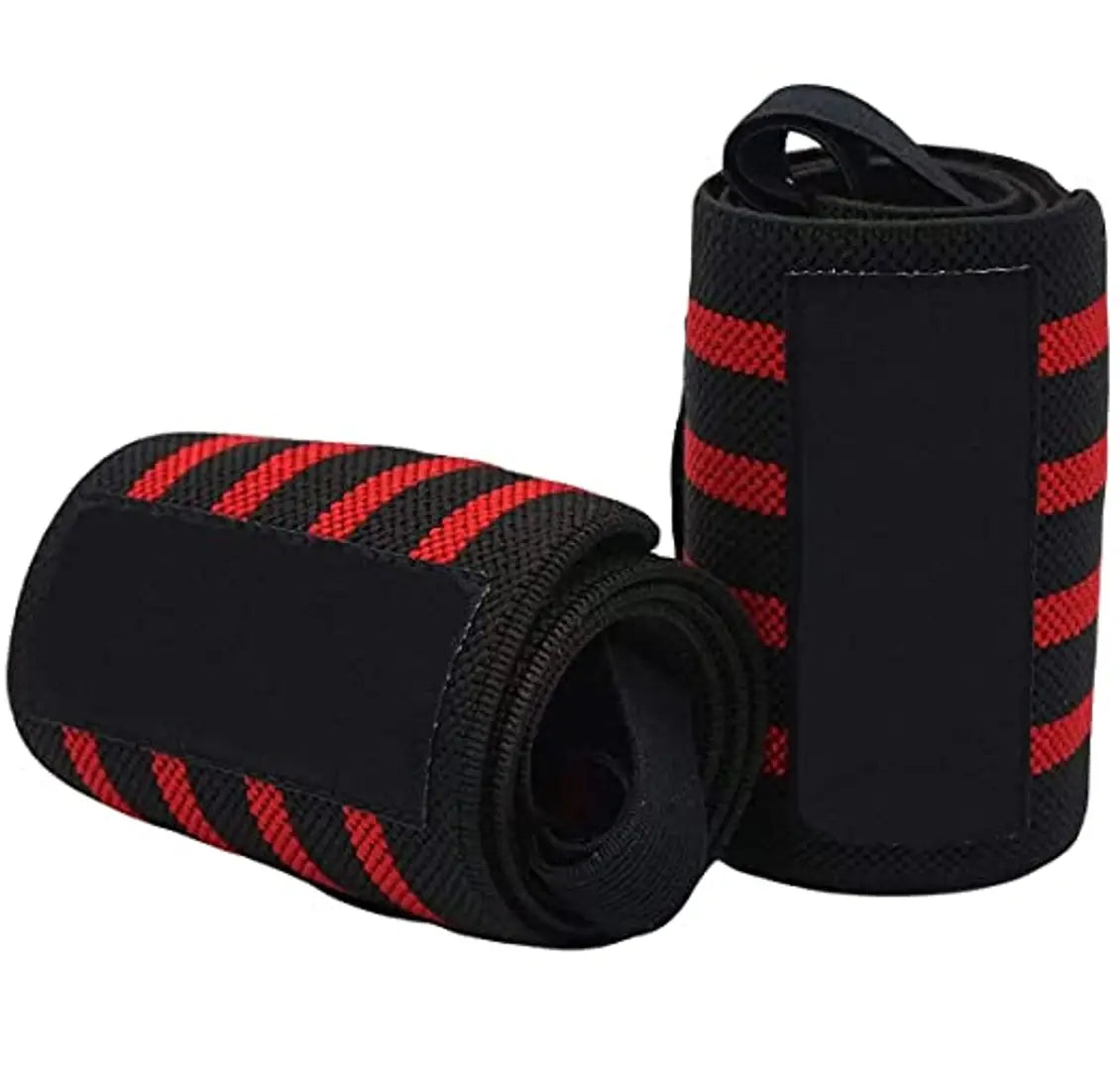Wrist Wrap (1 Pair) 14 Inch Long, Wrist Supporter for Physiotherapy, Wrist Wrap, Hand Band with Adjustable Size Strap  Thumb Loop, Weight Lifting Wrap, Sports Training