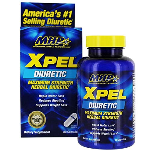 Xpel Mhp Aximum Strength Diuretic Capsules - By Deep Muscle, 80 Count (Pack of 1)