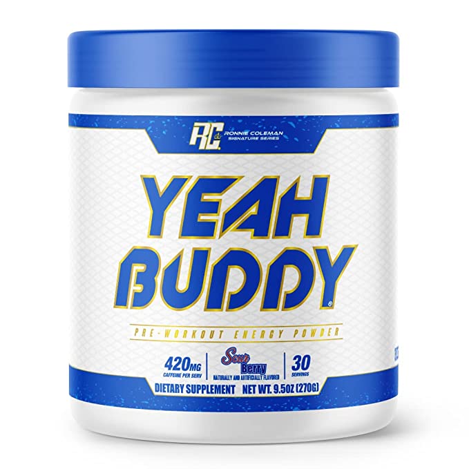 Ronnie Coleman Signature Series Yeah Buddy Pre-Workout Supplement powder- Pack of 270 g