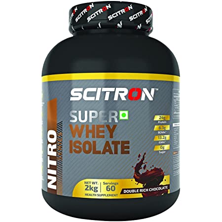 Scitron Nitro Series Super whey Isolate | Double Rich Chocolate | 2kg