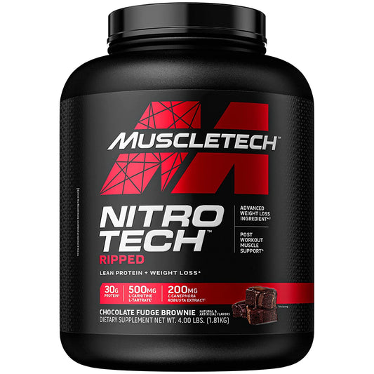 Muscletech Nitrotech Ripped Chocolate Fudge Brownie (1.81kgs)