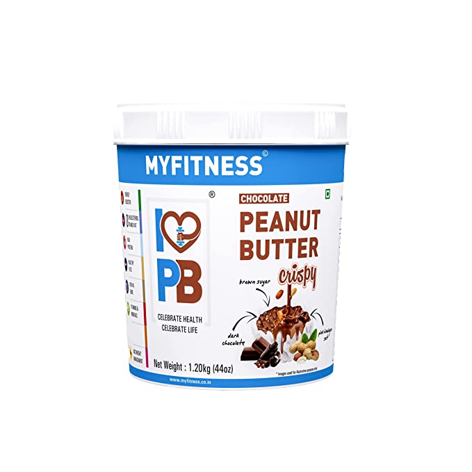 MYFITNESS Original Peanut Butter Crispy (Pack of 2) (1.25kg*2)