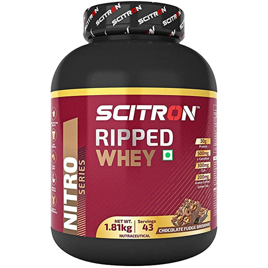 Scitron Ripped Whey Chocolate Fudge Brownie