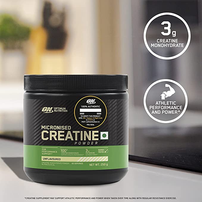 Optimum Nutrition Micronized Creatine Powder - 250 Gram