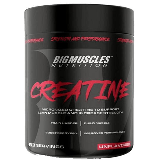 Big Muscles Nutrition Micronised Creatine Monohydrate Powder 100g - 33Servings