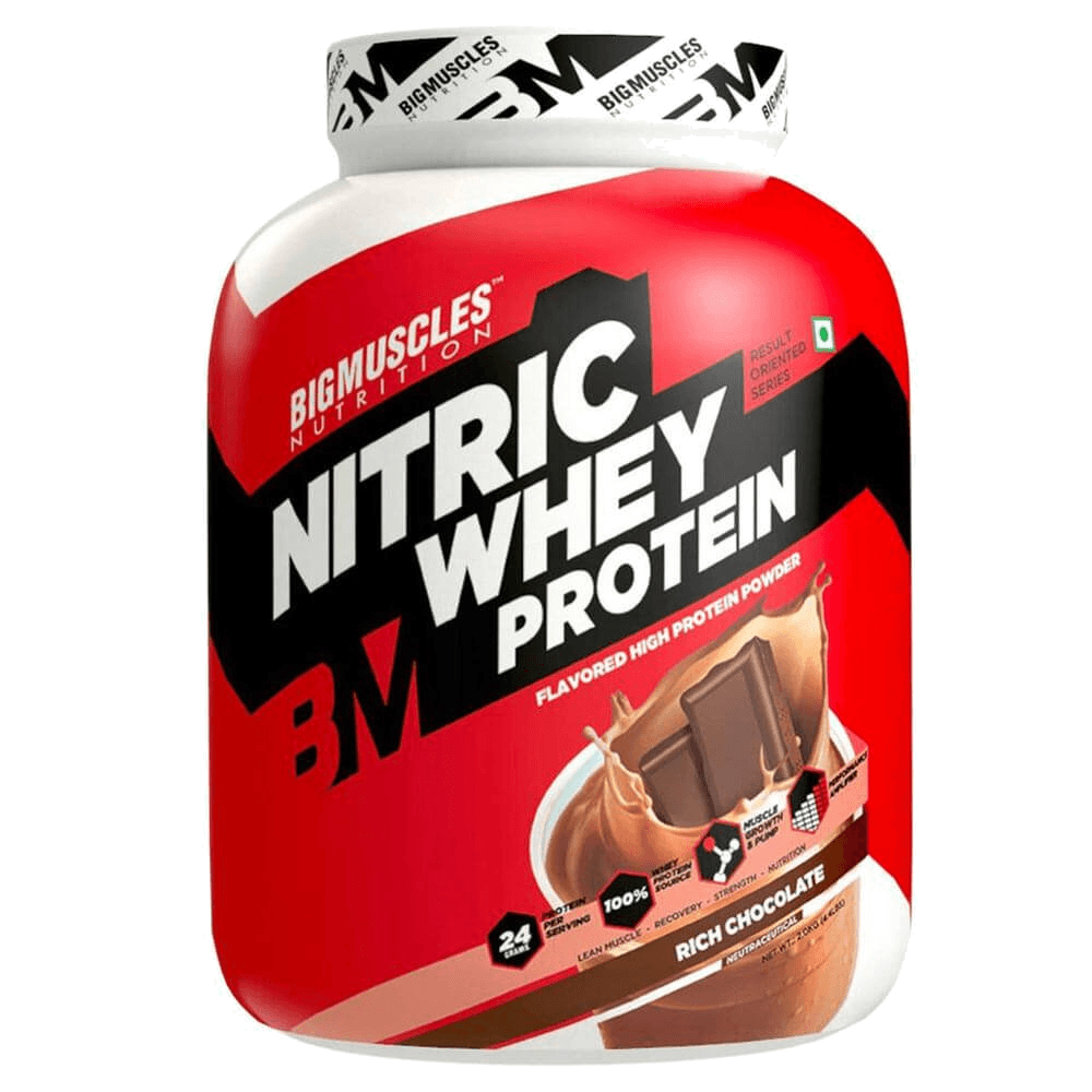 BigMuscle Nutriton Nitric Whey Protein Rich Chocolate