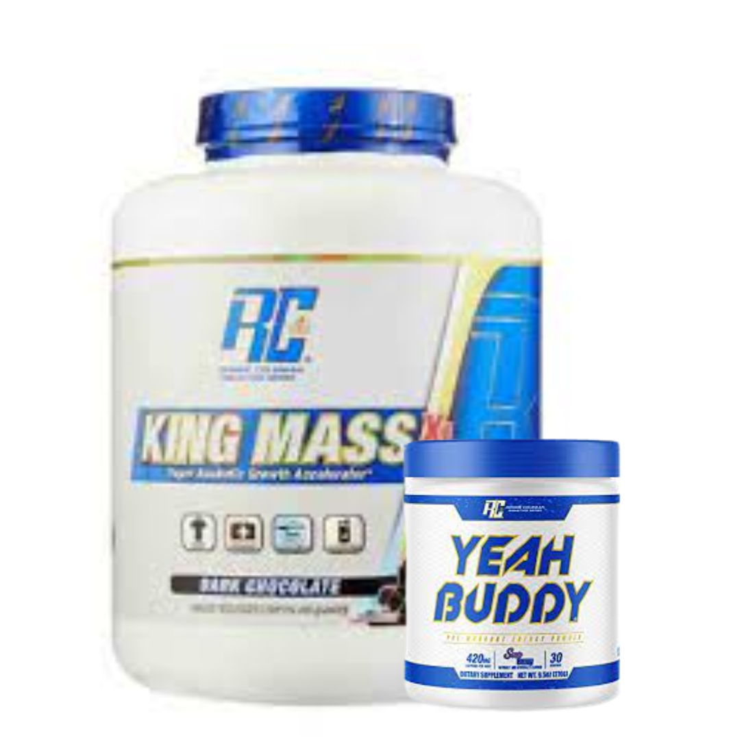 Ronnie Coleman Signature Series King Mass XL + RC RONNIE COLEMAN SIGNATURE SERIES YEAH BUDDY PRE-WORKOUT + SHAKER