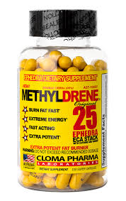 Cloma Pharma Classic Nutrition Methyldrene 25 Fat Burner, Pack of 100 Capsules
