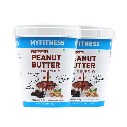 MYFITNESS Chocolate Peanut Butter Crunchy (510g*2) (Pack of 2)